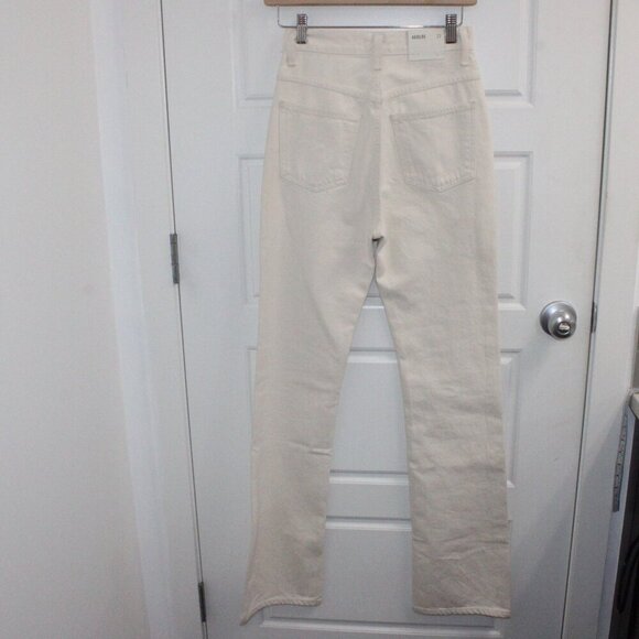 Agolde High Rise Vintage Flare Size 23 Cream Brand New - Picture 4 of 4